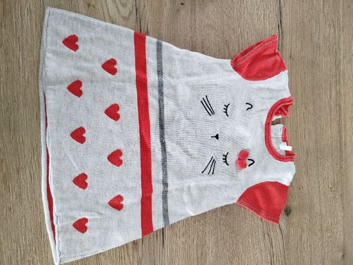 Robe grise rouge 🐱