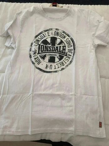 T-shirt lonsdale blanc