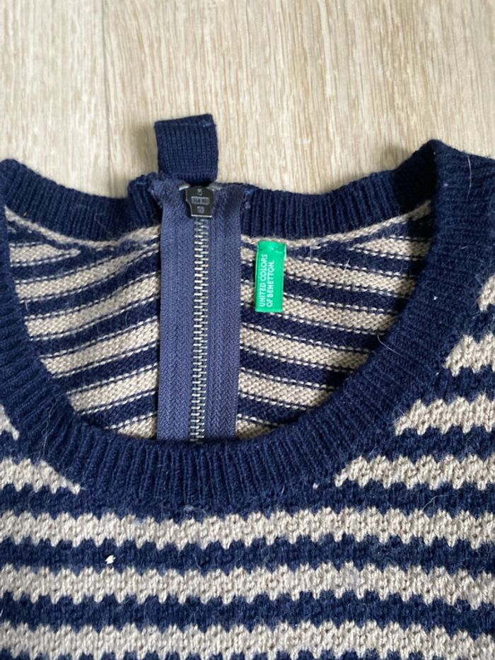 Pull en laine benetton - photo numéro 4