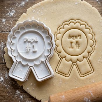 Emporte-pièce Médaille Papá #1 - Découpoir Fête des Pères pour Biscuits et Pâte à Sucre