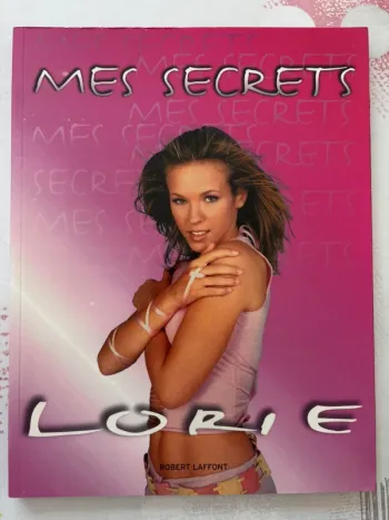 Livre Lorie mes secrets