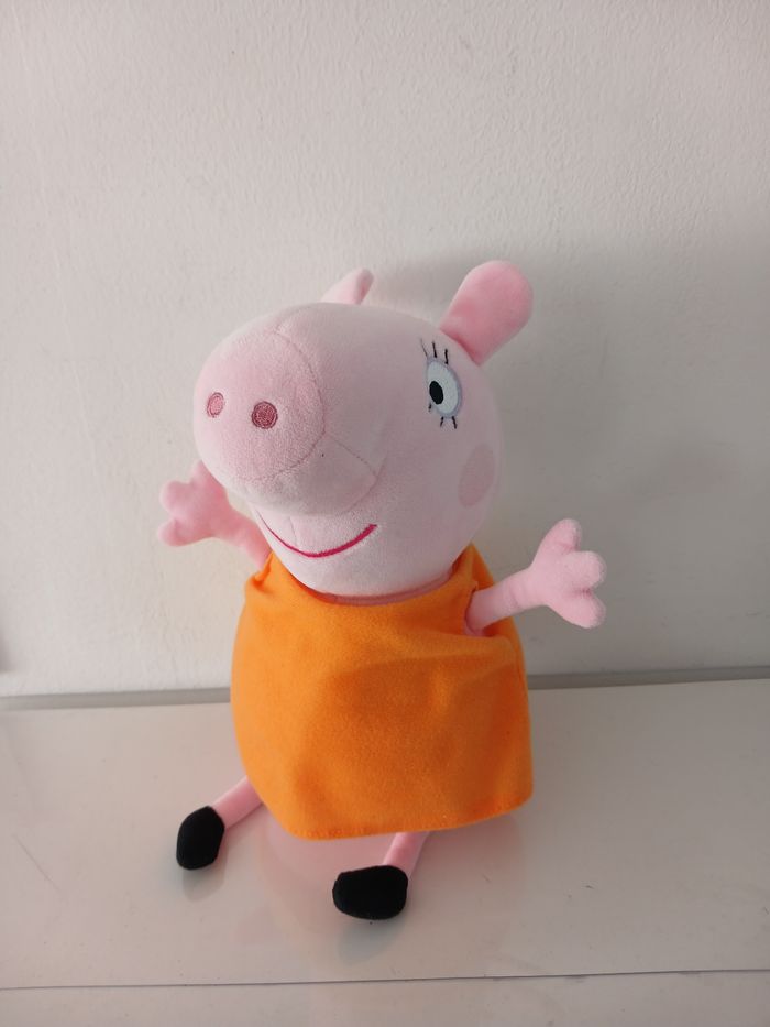 Lot 3 Peluches Peppa Pig - Ty & Officiel - photo numéro 2