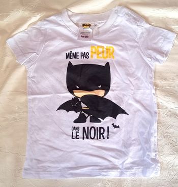 T-shirt garçon batman 12 mois