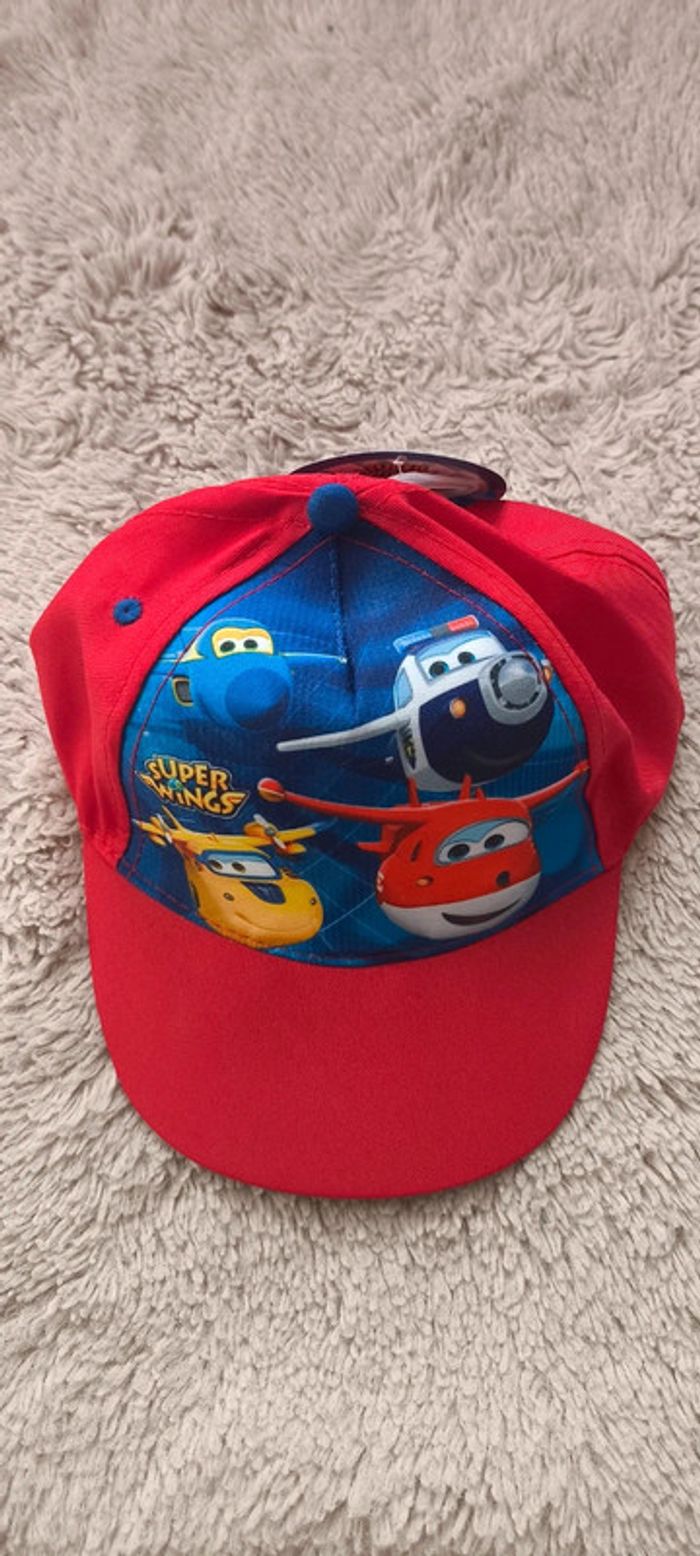 Casquette Super Wings – Rouge – Taille 54 – Neuve avec étiquette