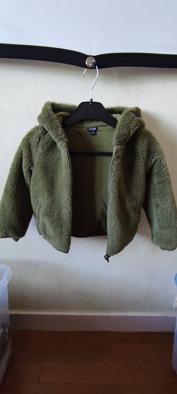 Veste chaude verte Kiabi 4 ans