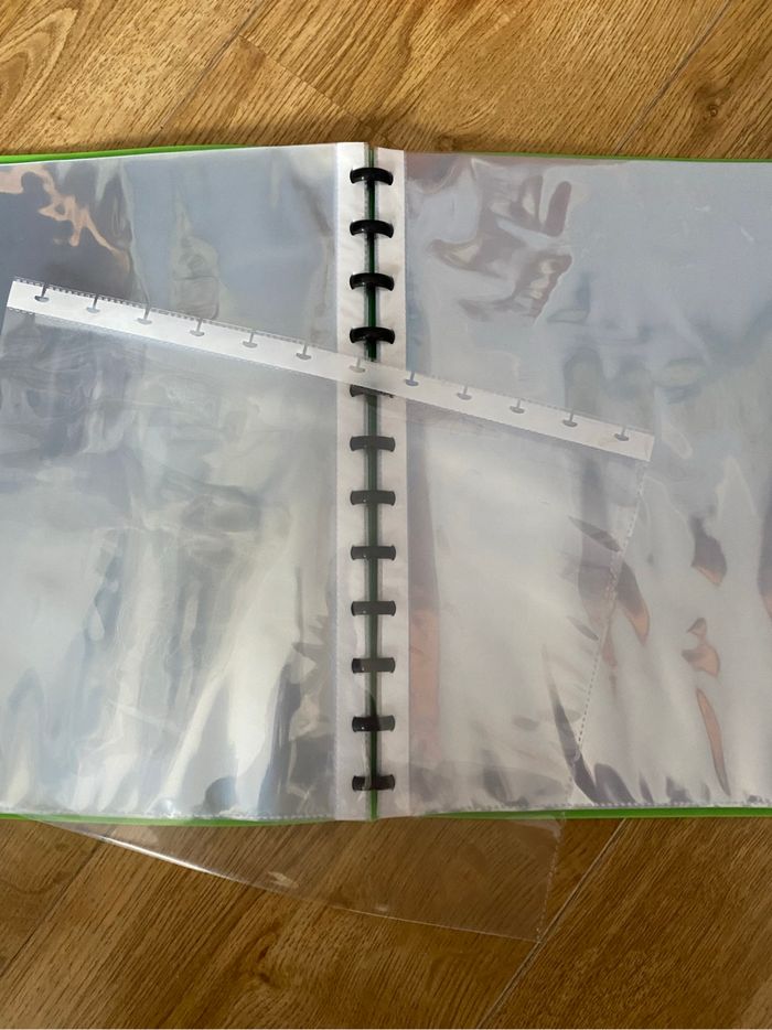 Cahier avec chemises plastiques détachables / Porte-vue - photo numéro 5