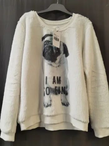 96040 Pull blanc fille 16 ans gemo