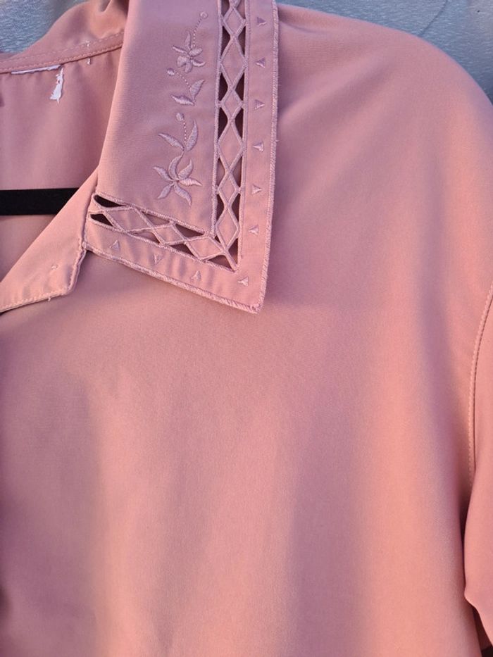 Chemisier rose vintage - photo numéro 3