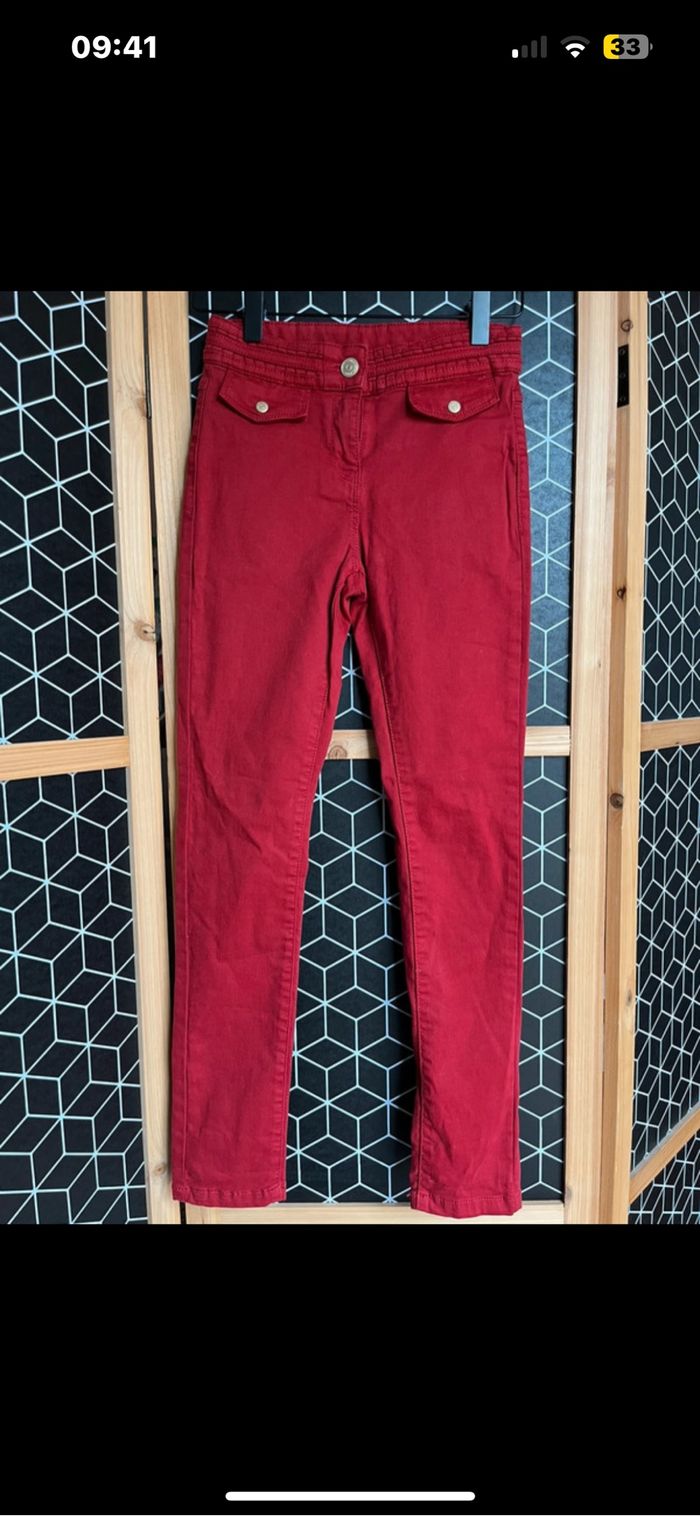 Pantalon rouge 10 ans Tape à l’œil - photo numéro 5