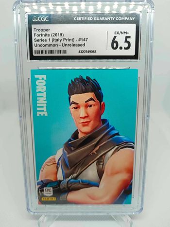 Fortnite series 1 - carte n°147 Unreleased Prototype