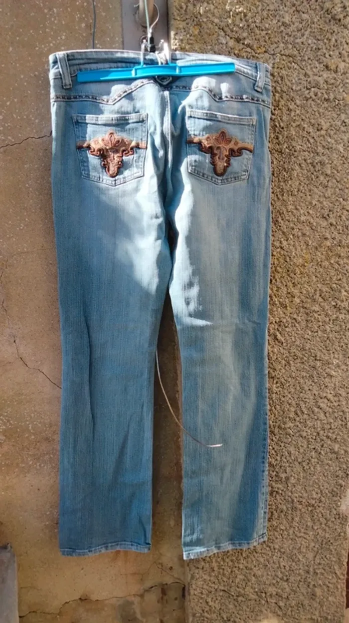 Pantalon à jambe large Taille 44 - photo numéro 7