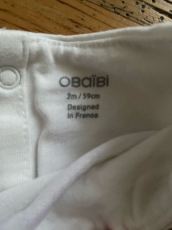 Ensemble Obaïbi taille 3 mois - photo numéro 3