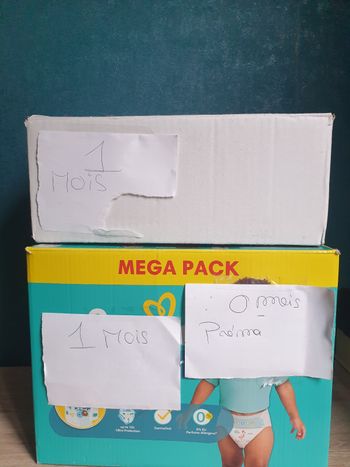 Lot de carton de vêtements  de préma à 1 mois