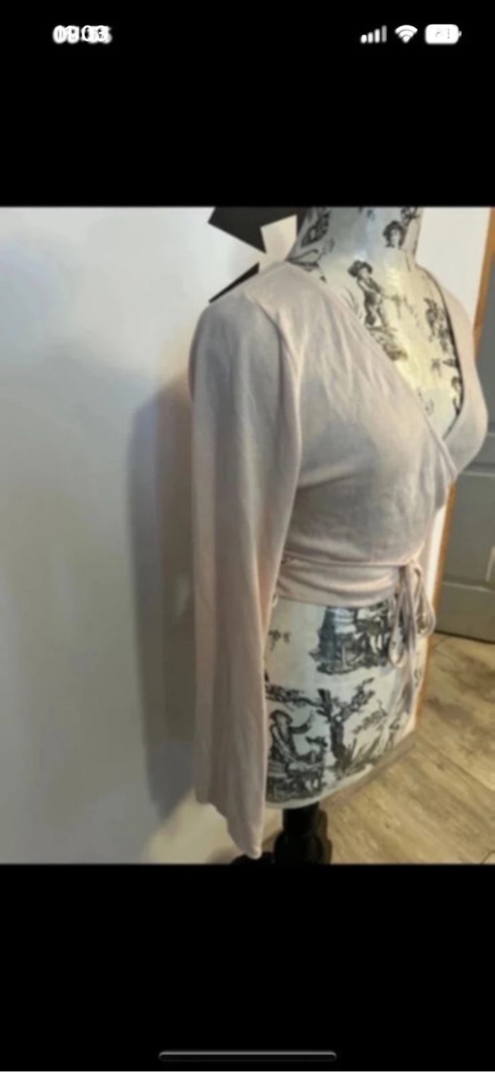 Jolie haut cache cœur taille L - photo numéro 4