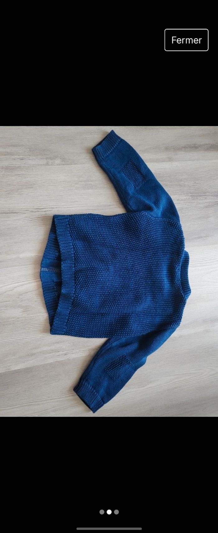 Gilet en maille avec fermeture éclaire - photo numéro 2