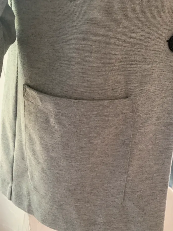 Veste Tom Taylor longue taille L grise - photo numéro 8