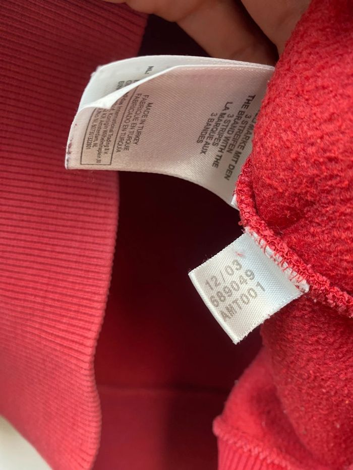 Grew neck Adidas vintage homme S rouge  (2758) - photo numéro 4
