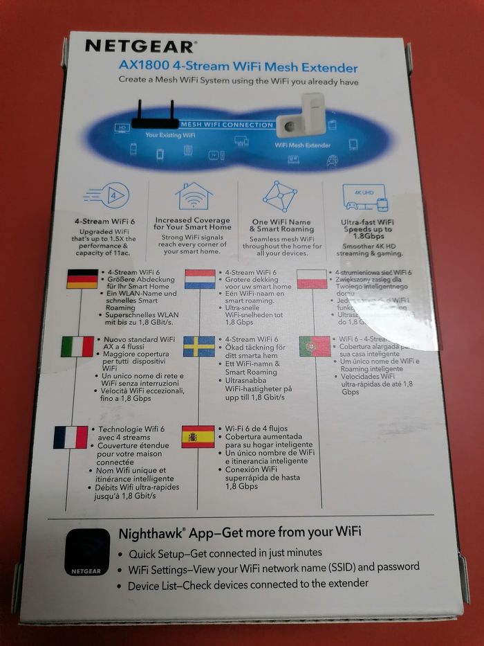 Répéteur Netgear WIFI 6 EAX15 AX1800 neuf et emballé - photo numéro 2