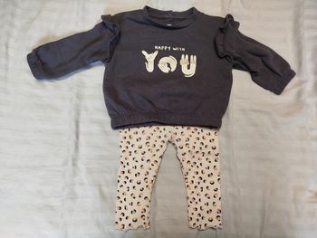 Ensemble legging+ sweat 18 mois