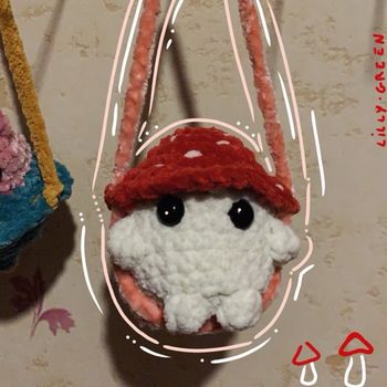 Décoration de rétroviseur champignons