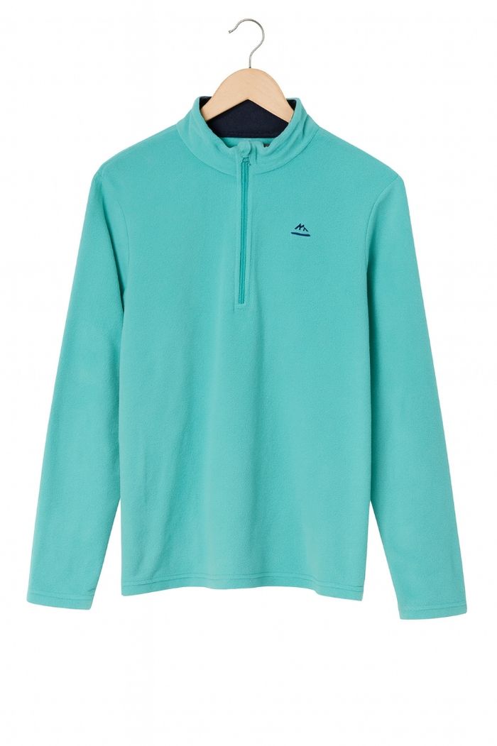 Pull polaire turquoise pour garçon 14-15 ans, 160-166 cm, Quechua, parfait état !