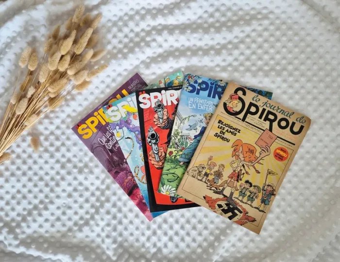 Lot de 5 magazines - Spirou neuf