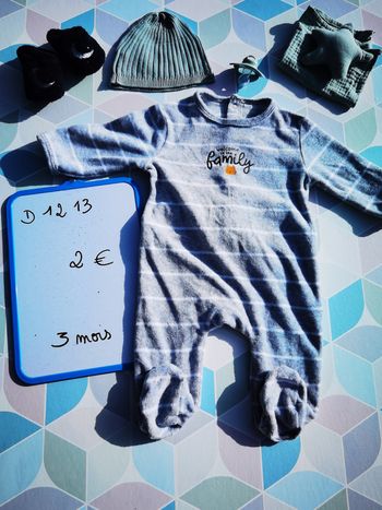 D1213 - pyjama garçon 3 mois