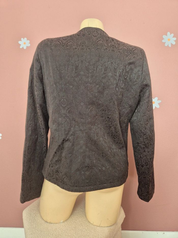 Veste Camaïeu noir baroque 44 - photo numéro 5
