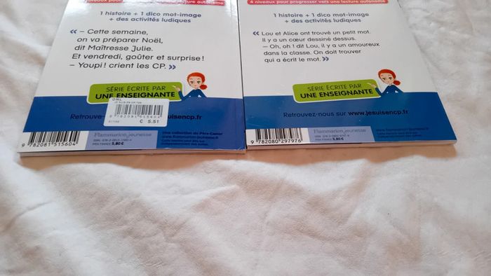 Lot de 2 livres je suis en cp - photo numéro 4