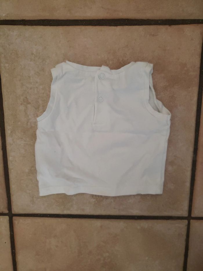 T-shirt sans manches phoque 1 mois - photo numéro 3