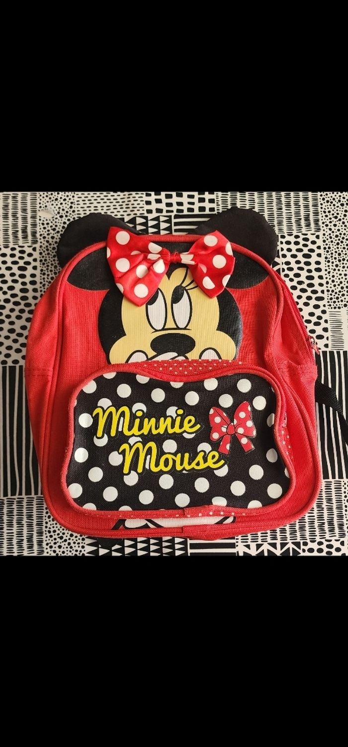 Sac à dos minnie rouge