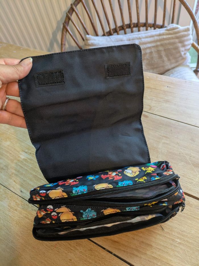 Trousse Pokémon – Pikachu, Tortank, Dracaufeu, Florizarre – école, stylos, rangement - photo numéro 3