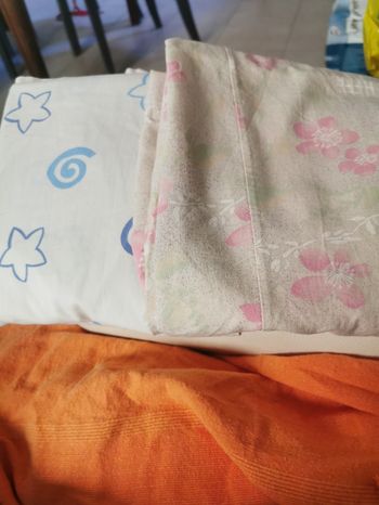 Lot de 2 taies de traversin lit 2 places