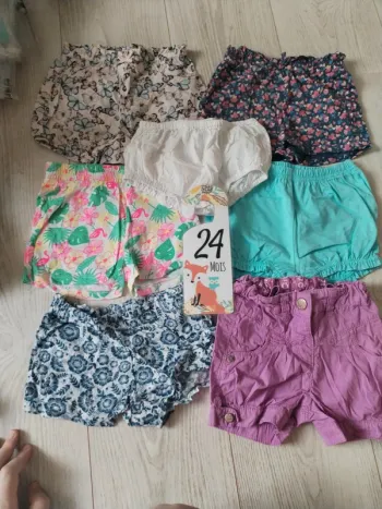 Lot de 6 shorts + 1 bloomer