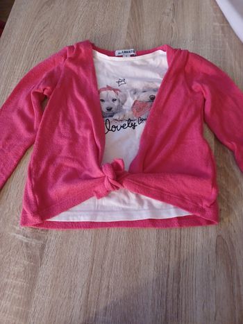 Ensemble gilet haut 4 ans liberto