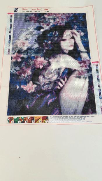 Painting diamond femme