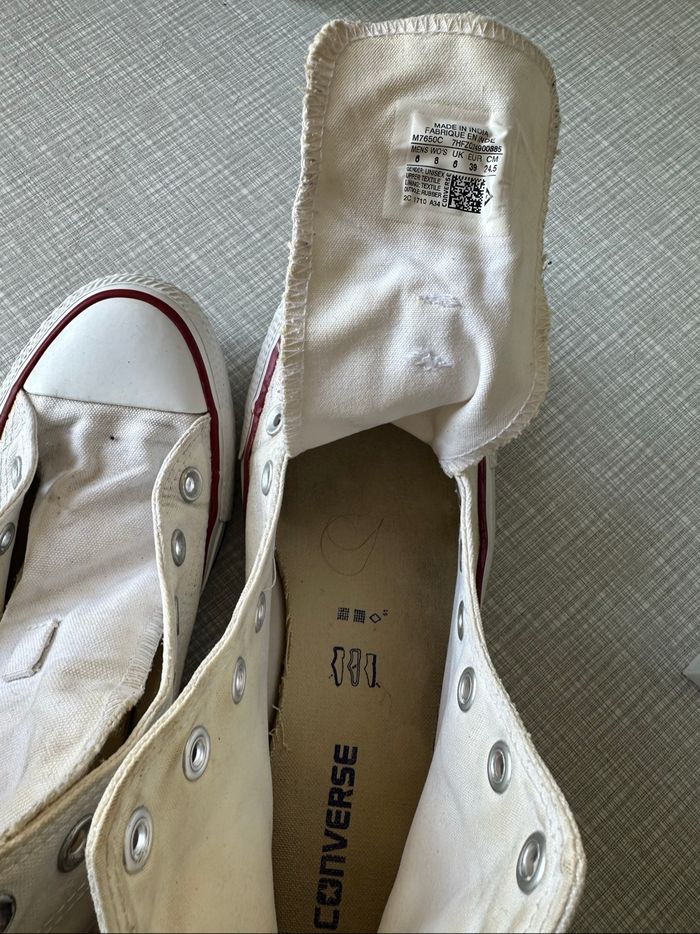 Converse  haute taille 39 sans lacets - photo numéro 8