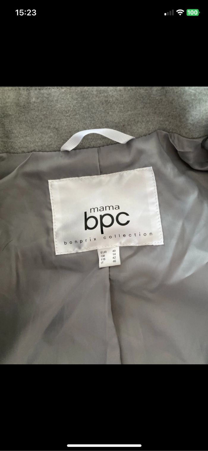 Manteau de portage comme neuf taille 42 mama bpc - photo numéro 2