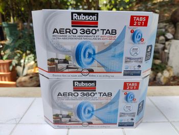 Lot de 8 recharges ultra absorbantes Rubson Aéro 360°