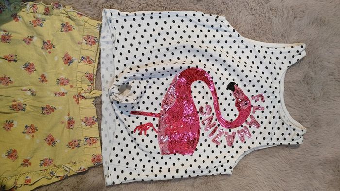 Ensemble t-shirt flamant rose et short pour enfant 7 à 8 ans - photo numéro 6