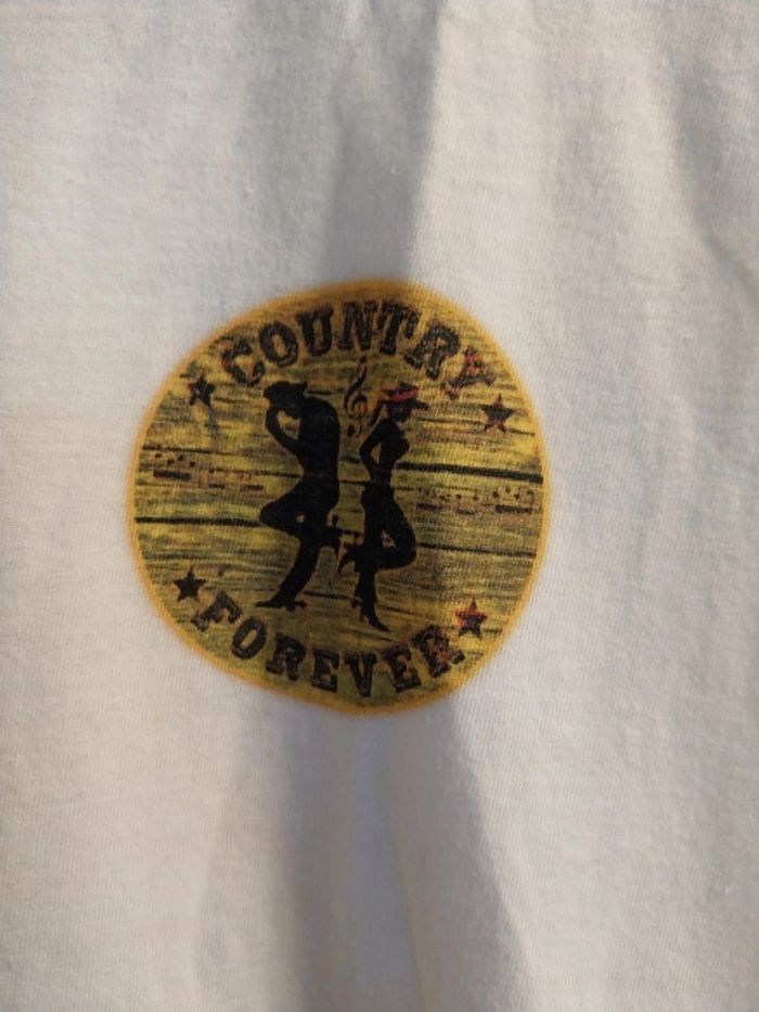 T-shirt basique avec logo country - photo numéro 2