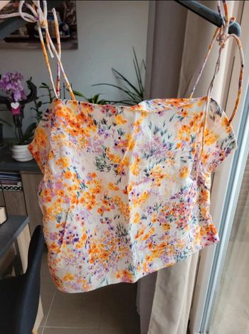 Debardeur fleuri h&m