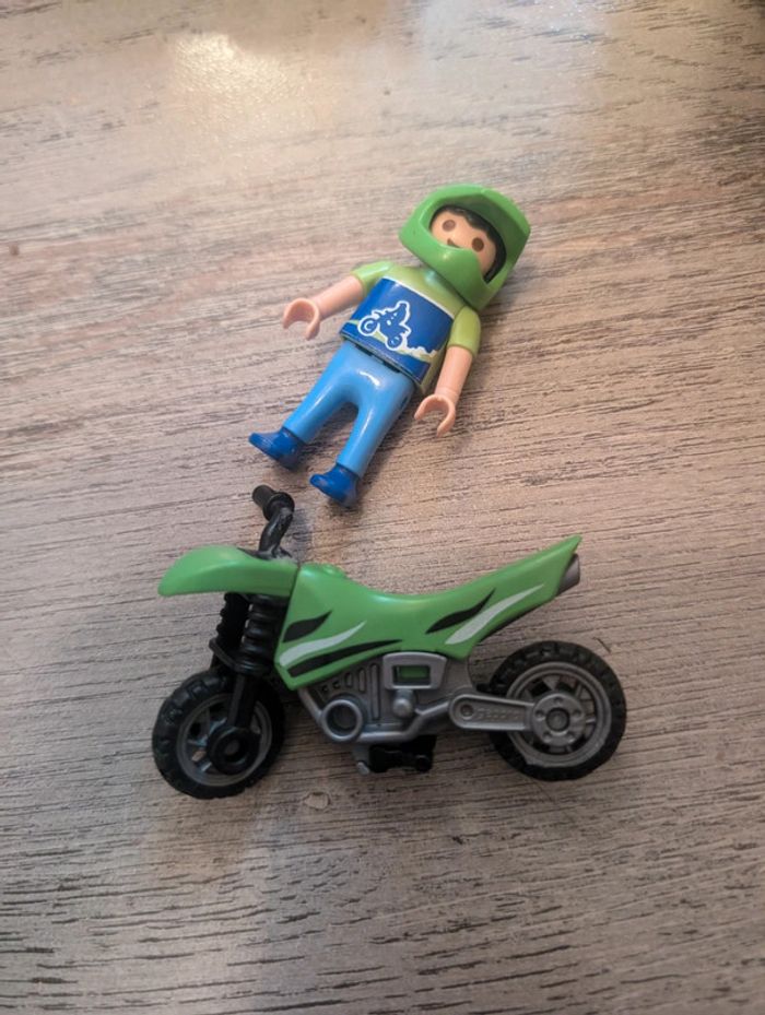 Motocross enfant playmobil