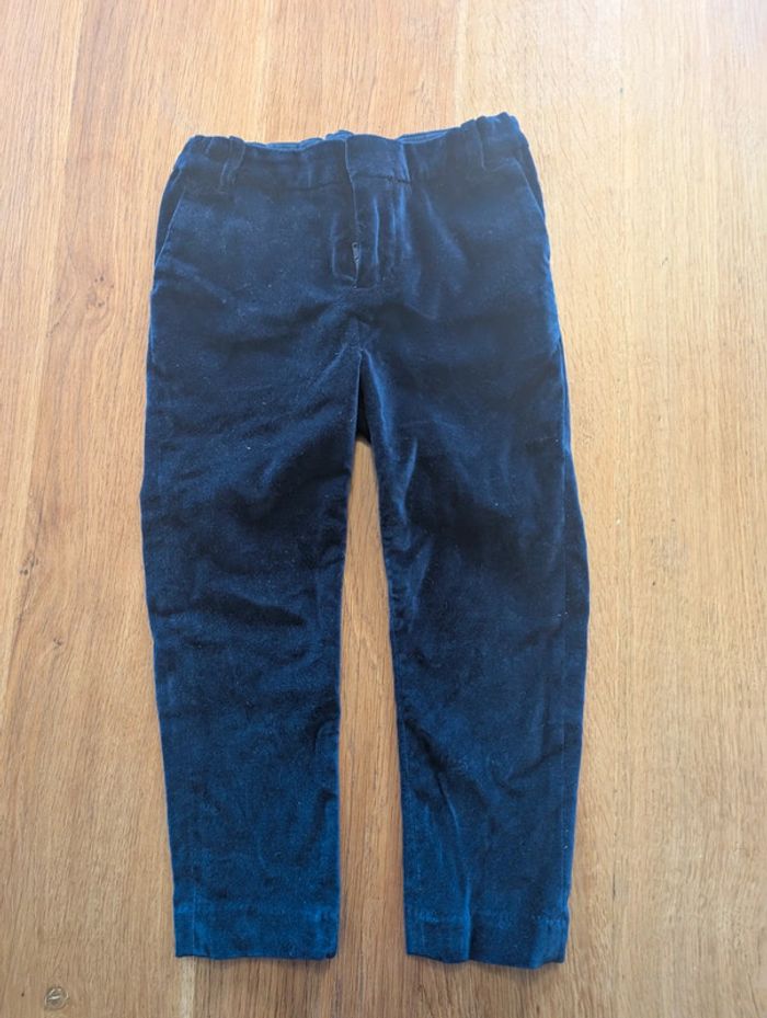 Pantalon en velours bleu marine 3-4 ans H&M