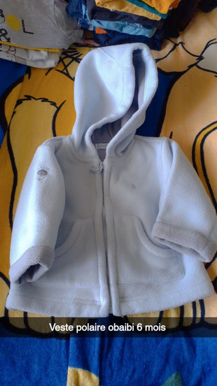 Veste polaire  obaibi 6 mois