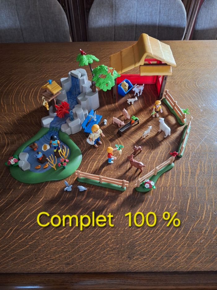 Playmobil parc animalier zoo 4851 COMPLET