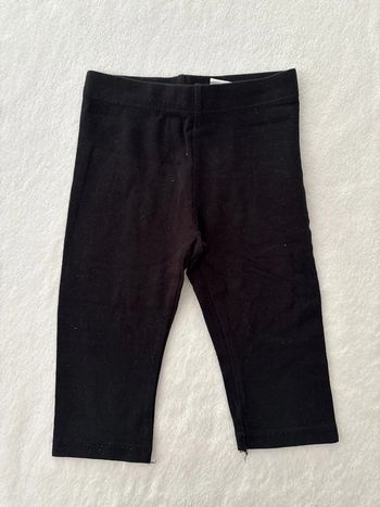 Demi legging noir simple 3 ans