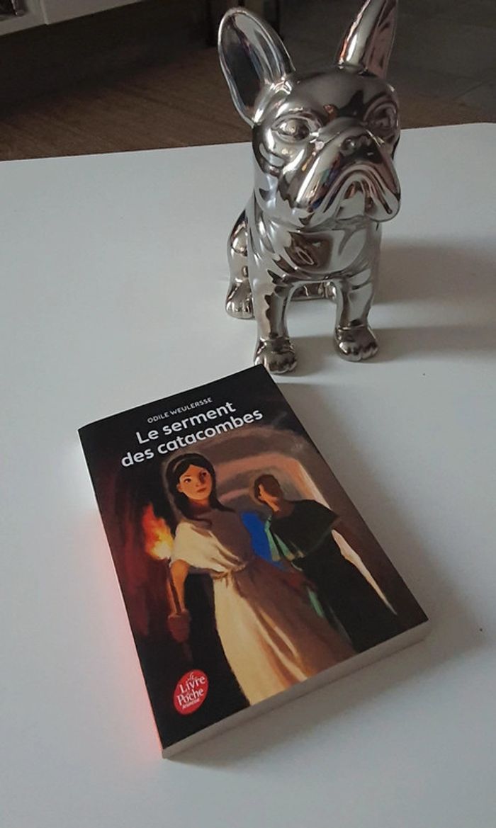 Le serment des catacombes - Odile weulersse livre scolaire collège - photo numéro 3