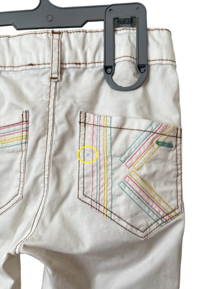 Pantalon blanc léger et stretch - Kenzo Kids 6 ans (116cm) - photo numéro 9