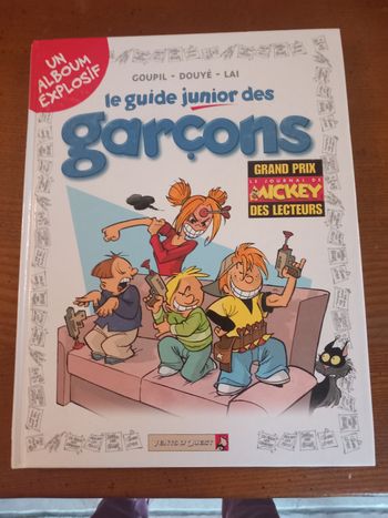 Bande dessinée le guide junior des garçons